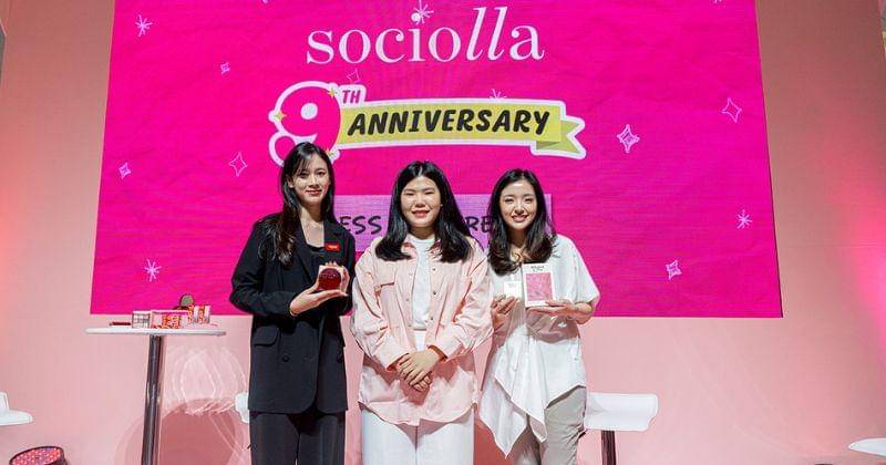 Press Conference Sociolla 9th Anniversary di Central Park Mall, Selasa (27/2/2024) - Popmama.com/Rahayu LS